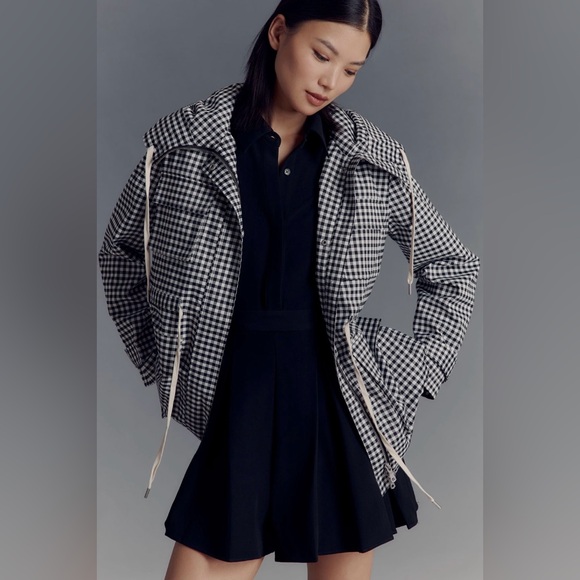 Anthropologie | Avec Les Filles Gingham Utility Jacket | S - Picture 2 of 11